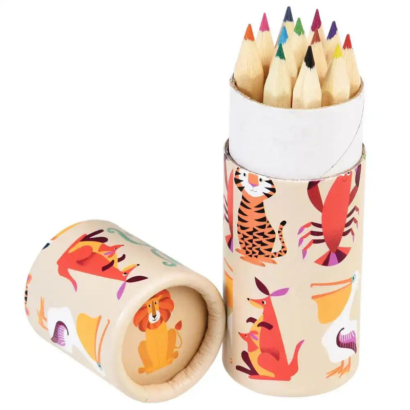Colourful Creatures Colouring Pencils Kids Party