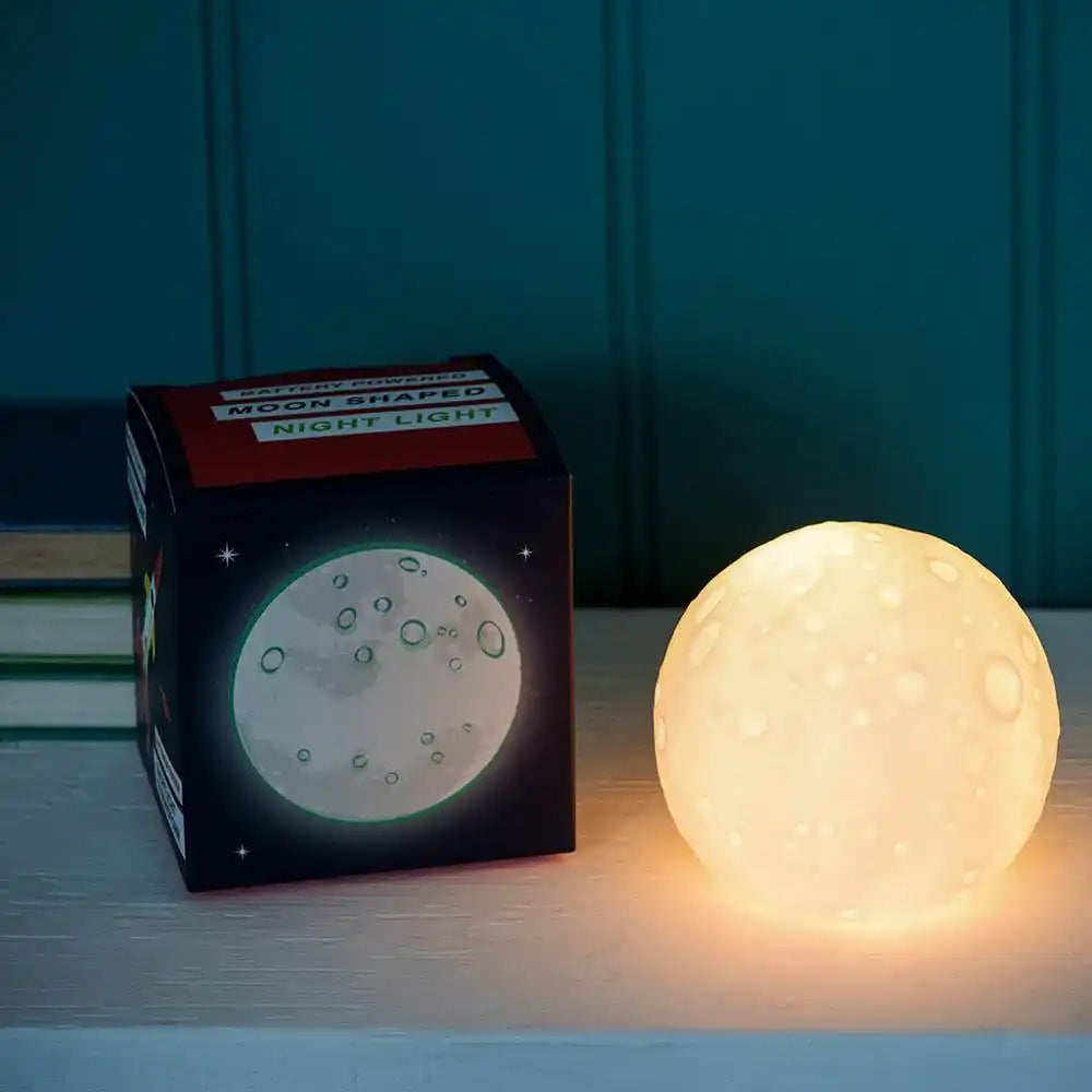 Space Age Moon Night Light Kids Party