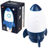 Space Age Rocket Night Light Space