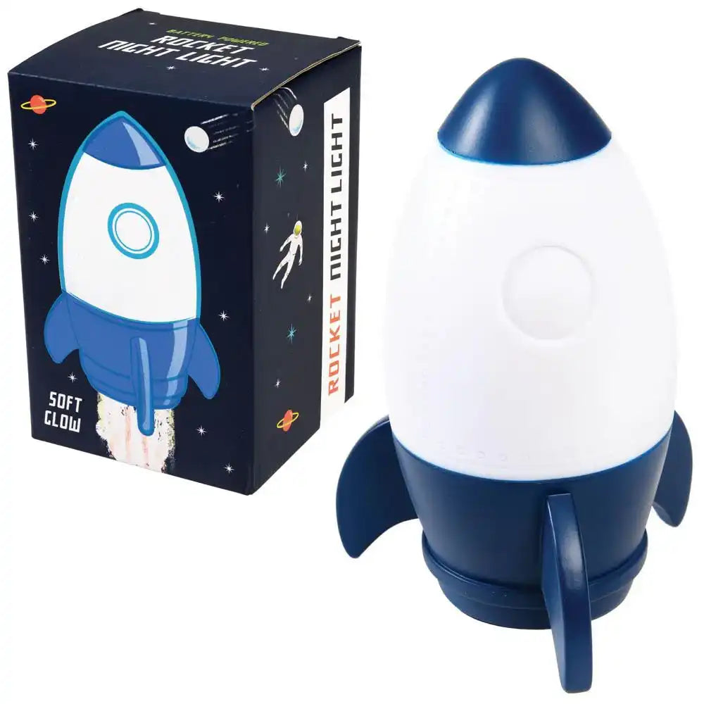 Space Age Rocket Night Light Space