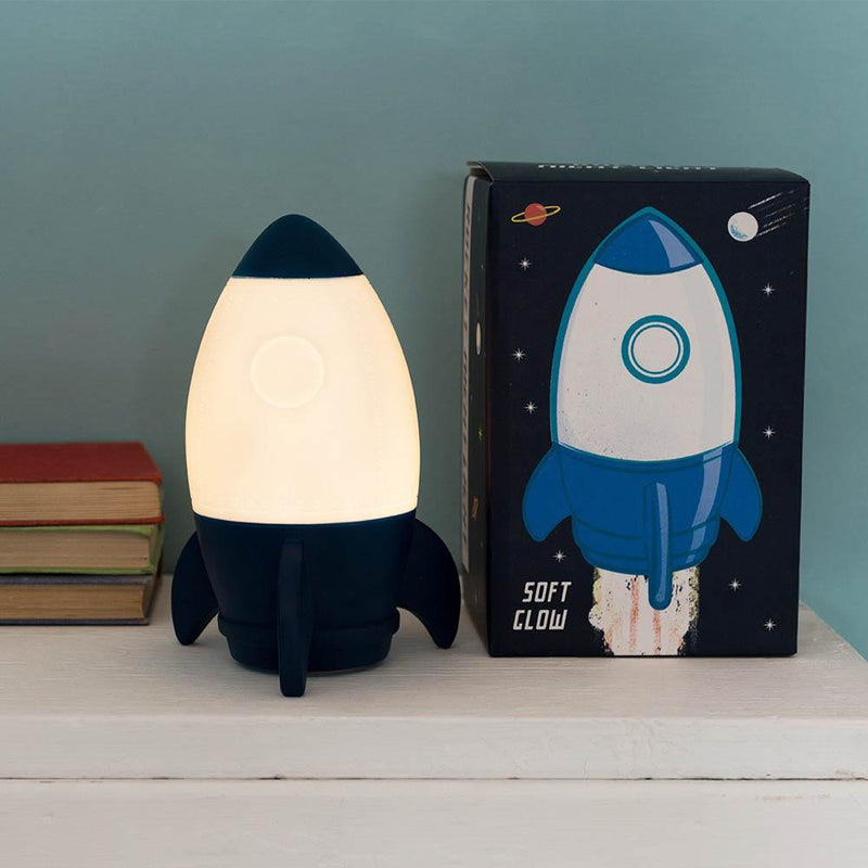 Space Age Rocket Night Light