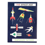 Space Age Temporary Tattoos