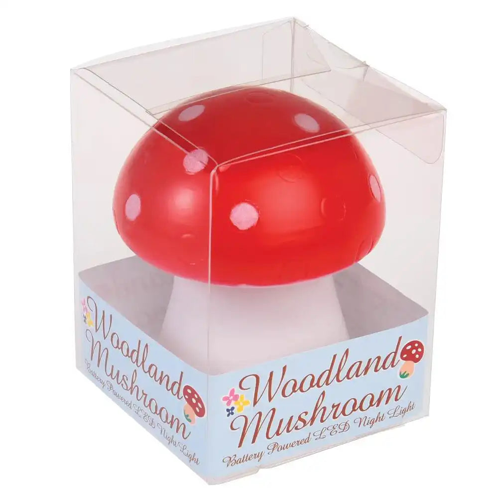 Red Toadstool LED Nightlight Kids Party