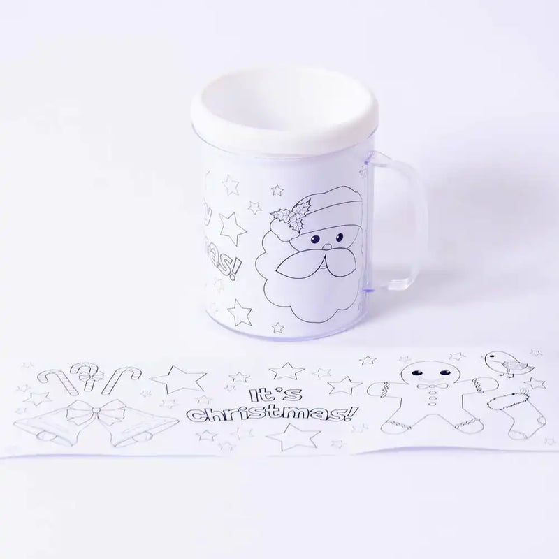 Christmas Colouring Mug Christmas 2024