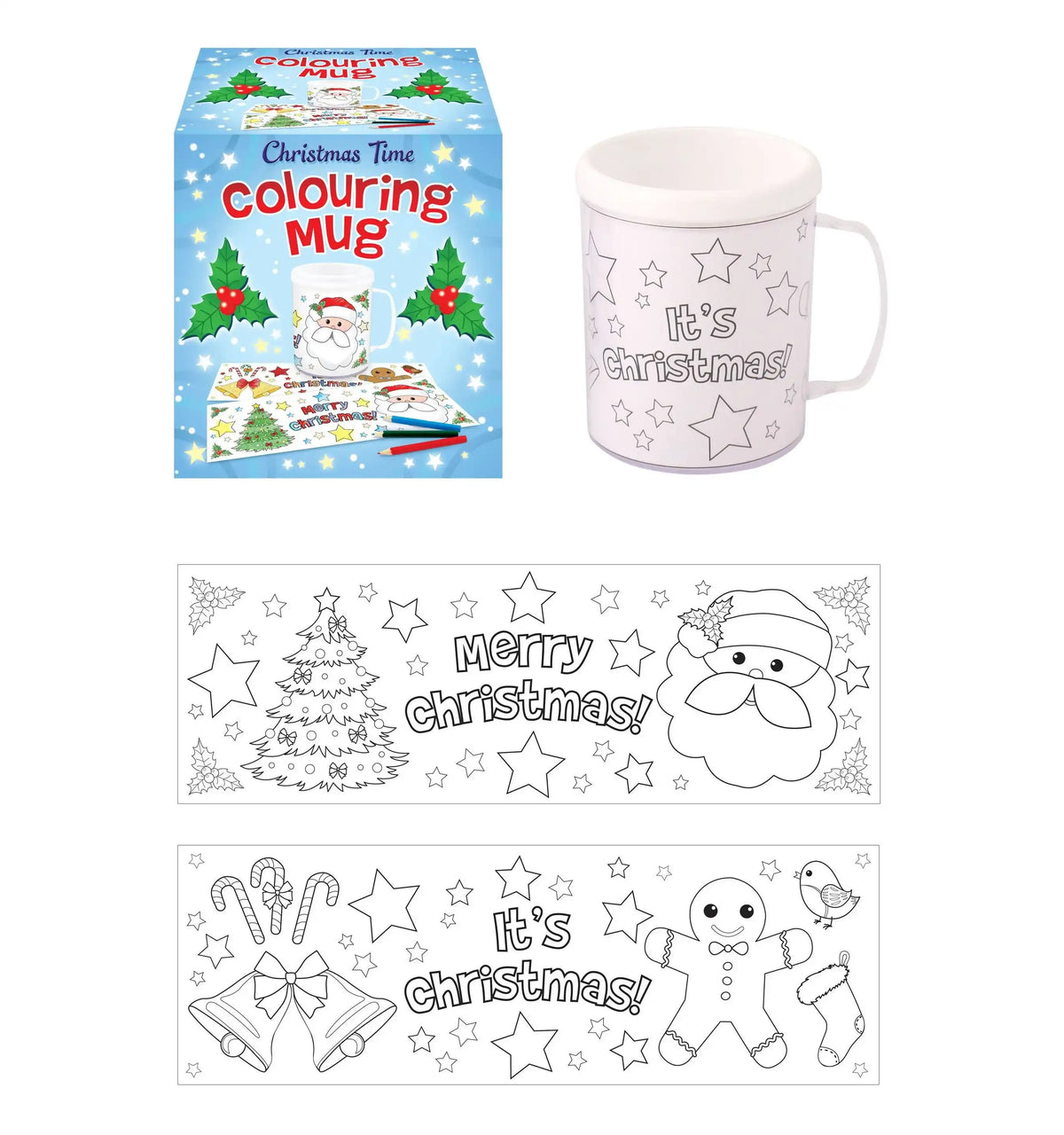 Christmas Colouring Mug Christmas 2024