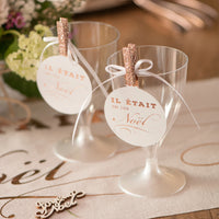 Reusable Plastic Wine Glass Pearl (x10) Party Pieces