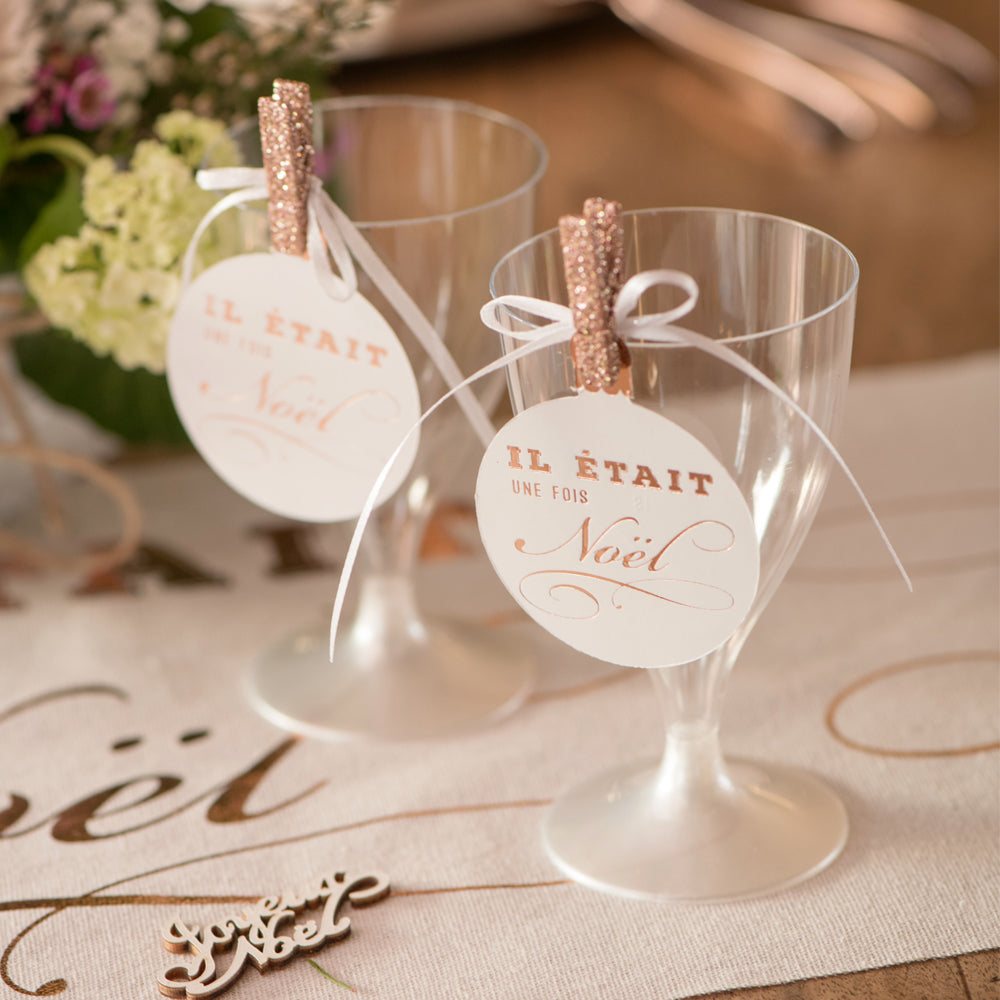 Reusable Plastic Wine Glass Pearl (x10) Party Pieces