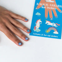Magical Unicorn Nail Stickers Kids Party