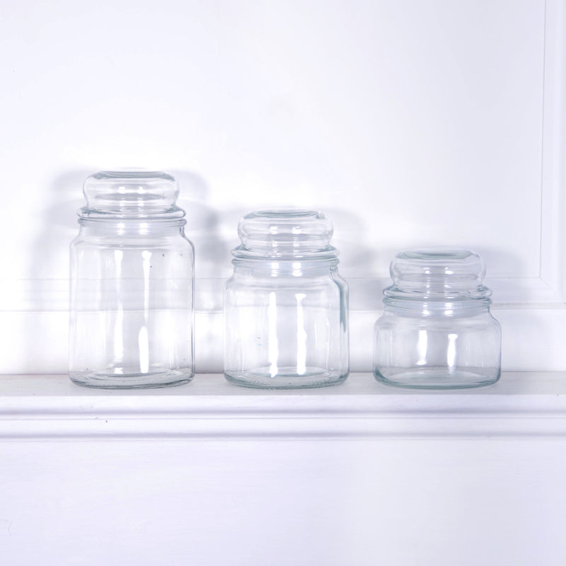 Retro Glass Sweetie Jar Medium