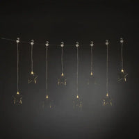 LED Star Curtain Set (x8) Christmas