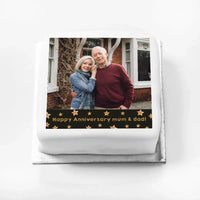 Personalised Gift Cake - Gold Glitter Personalised Cake
