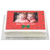 Personalised Photo Cake - Festive Christmas Yes Personalised Cake