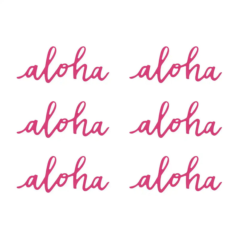 Aloha Table Confetti Decorations (x6) Summer