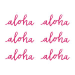 Aloha Table Confetti Decorations (x6)