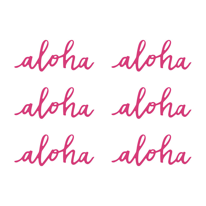 Aloha Table Confetti Decorations (x6)