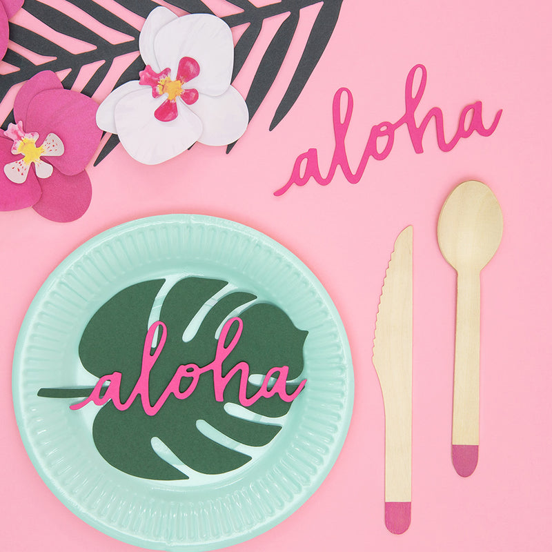 Aloha Table Confetti Decorations (x6)