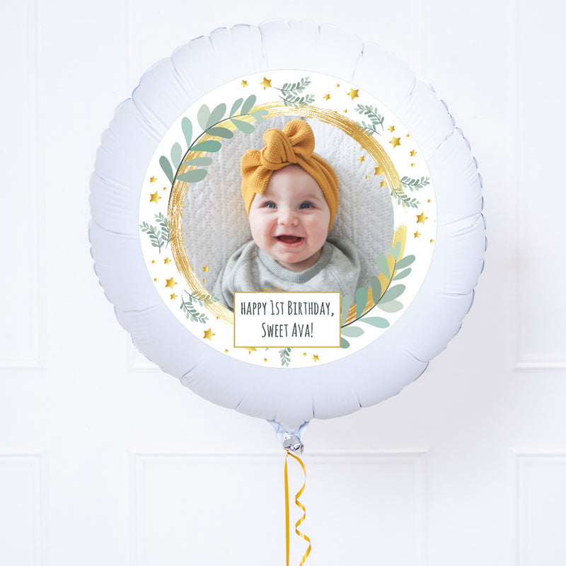 Personalised Photo Balloon – Botanical