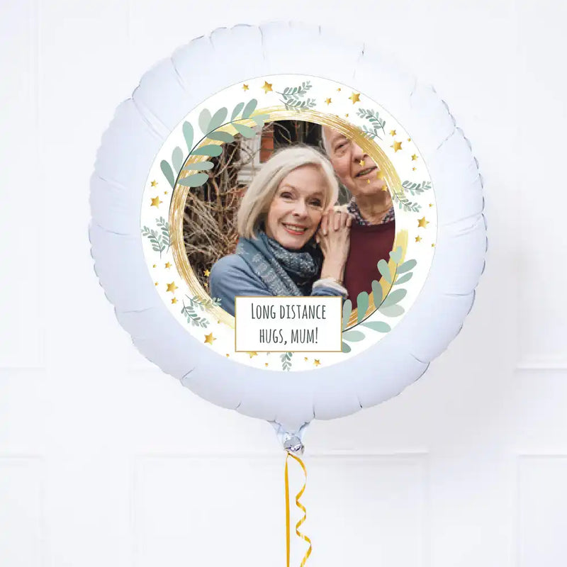 Personalised Photo Balloon – Botanical Single Photo None Personalised Balloons