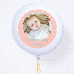 Personalised Photo Balloon – Pink Stars