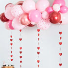 Balloon Arch Kit - Red, Rose Gold and Pink