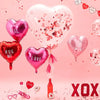 Giant Heart Confetti Balloon Kit Valentine's Day