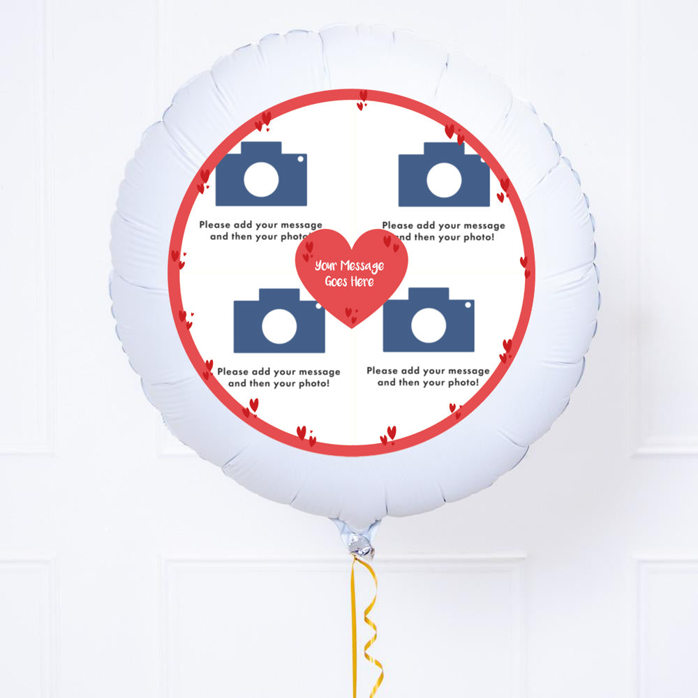 Personalised Photo Balloon – Love Memories Multi Photo Personalised Balloons
