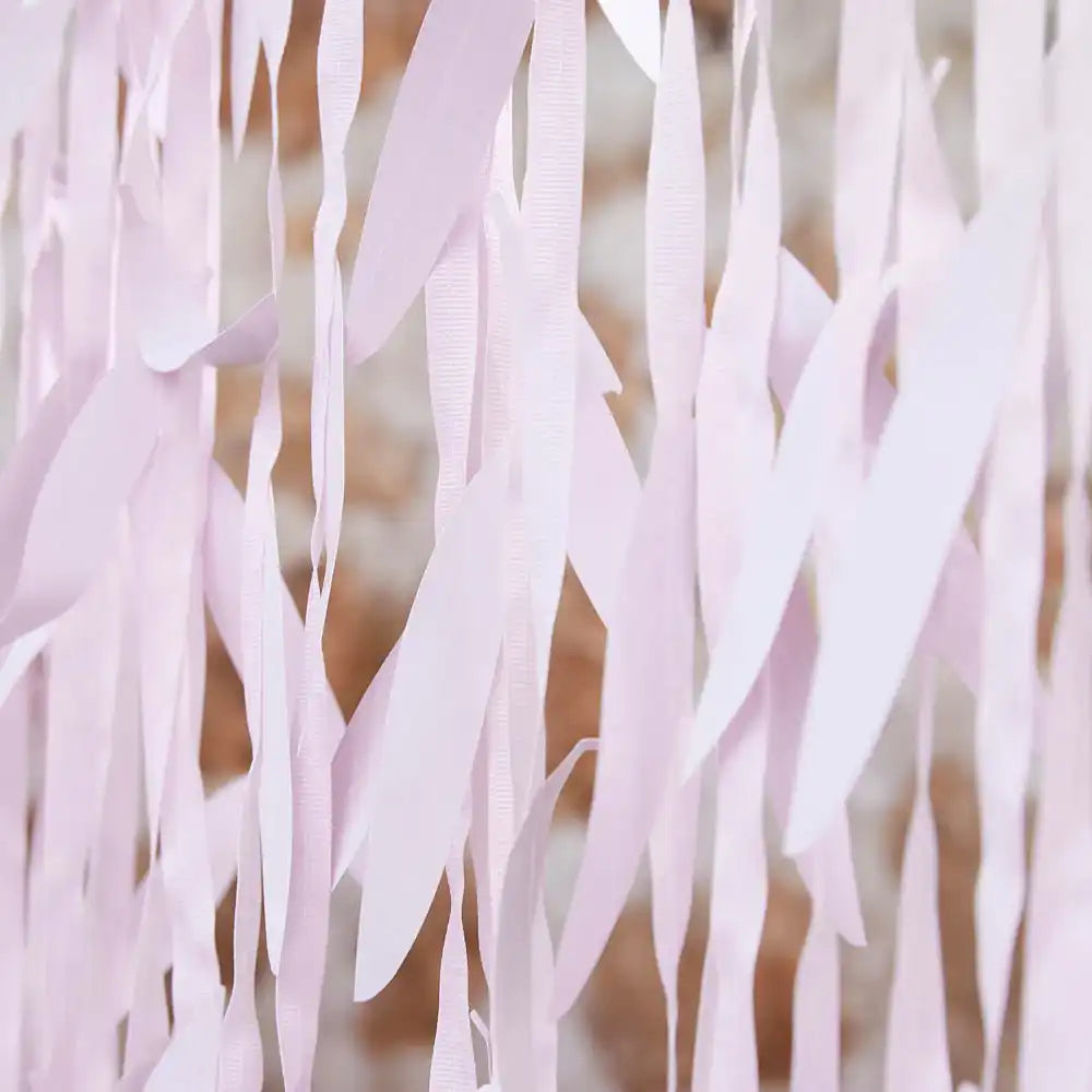 Ruscus Leaf Backdrop - Blush Summer