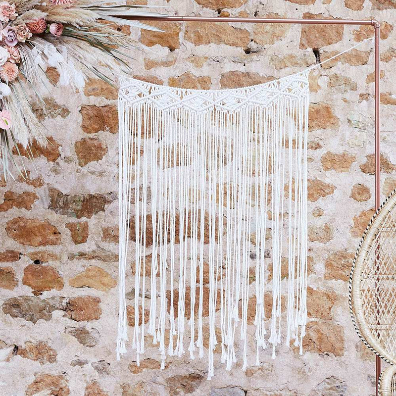 Macrame Backdrop - Cream Summer