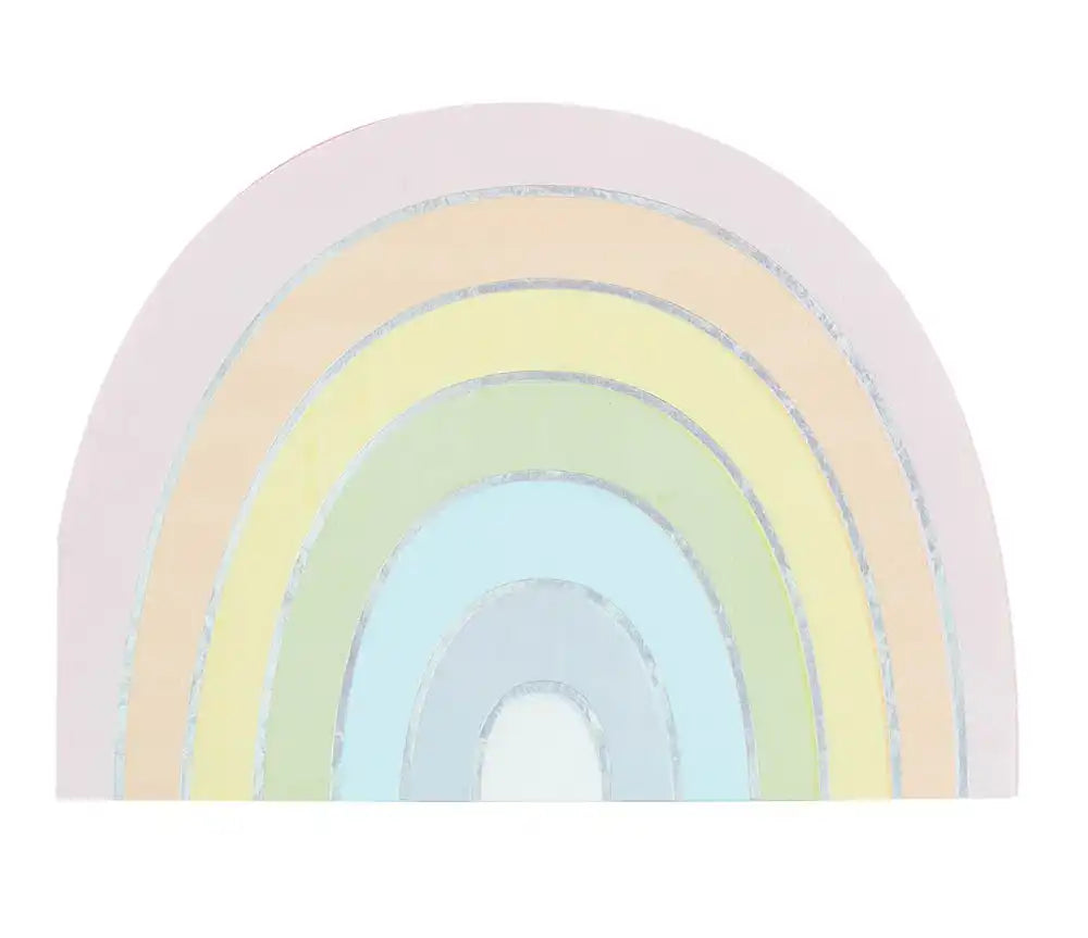 Pastel Rainbow Napkins (x16) Rainbow