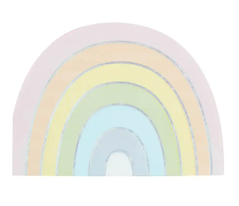 Pastel Rainbow Napkins (x16) Rainbow