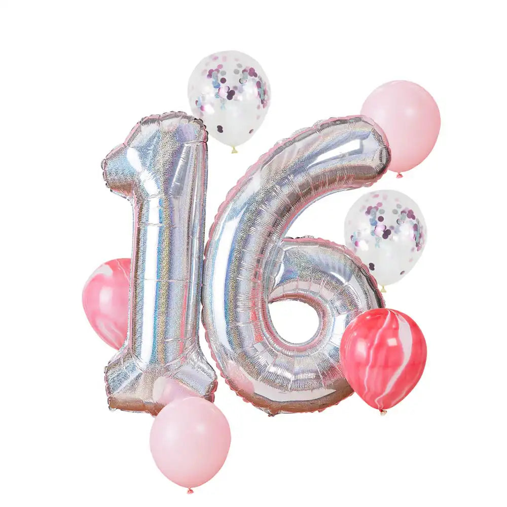 Balloon Bundle - 16th Birthday Personalised Balloons