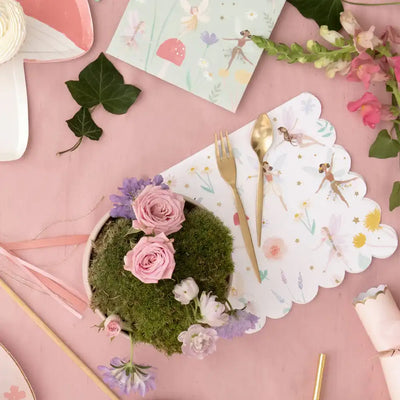 Fairy Garden Paper Napkins (x16) Kids Party