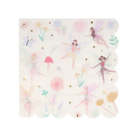 Fairy Garden Paper Napkins (x16) Kids Party