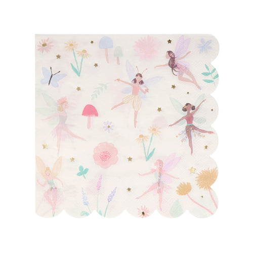 Fairy Garden Paper Napkins (x16)