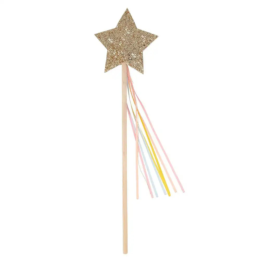 Gold Glitter Wands (x8) Kids Party