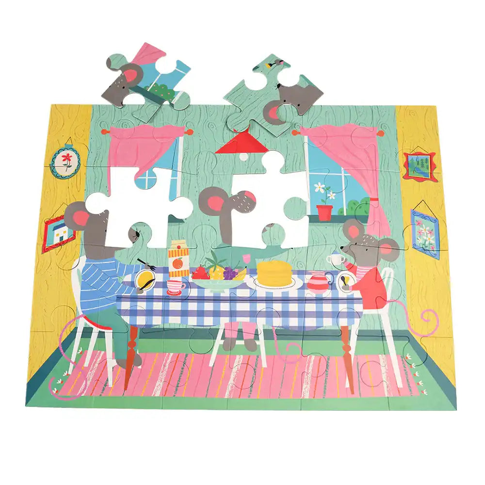 Mouse in a House Floor Puzzle Kids Party