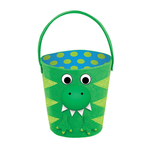 Easter Felt Basket Dinosaur
