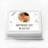 Personalised Photo Cake - Rose Garden Personalised Cake