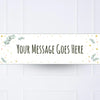 Rose Garden Personalised Party Banner No Personalised Banner