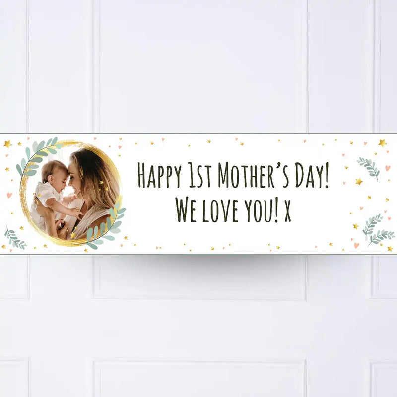 Rose Garden Personalised Party Banner Personalised Banner