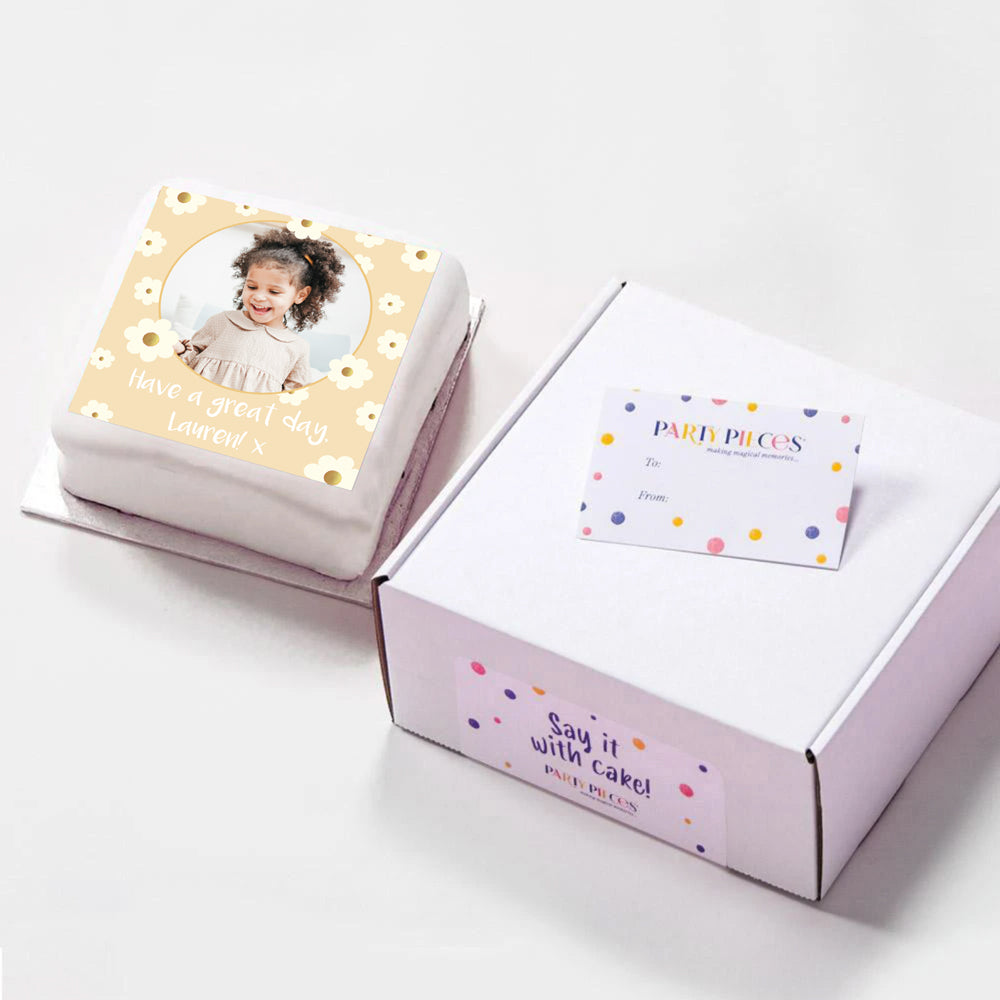 Personalised Message Gift Cake - Crazy Daisy Personalised Gift Cake