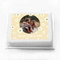 Personalised Photo Cake - Crazy Daisy Personalised Cake