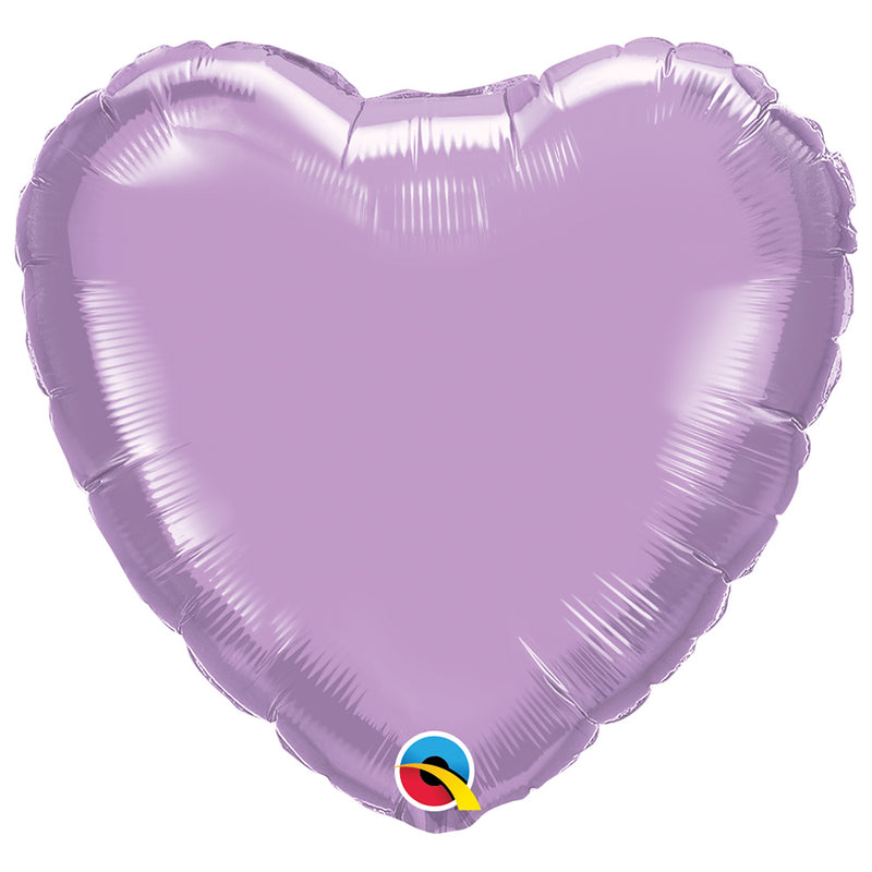 Heart Foil Balloon - Lavender