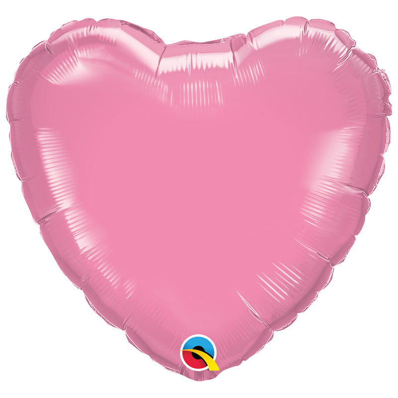 Heart Foil Balloon - Rose Pink