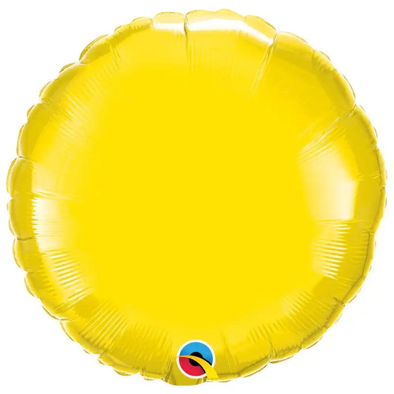 Circle Foil Balloon - Yellow Everyday