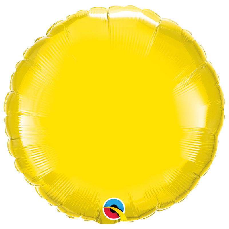 Circle Foil Balloon - Yellow