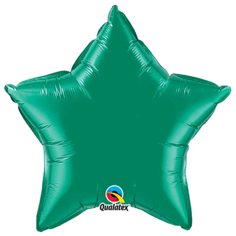 Star Foil Balloon - Emerald Green Everyday
