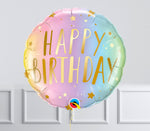Inflated Balloon Bunch - Pastel Ombre & Stars