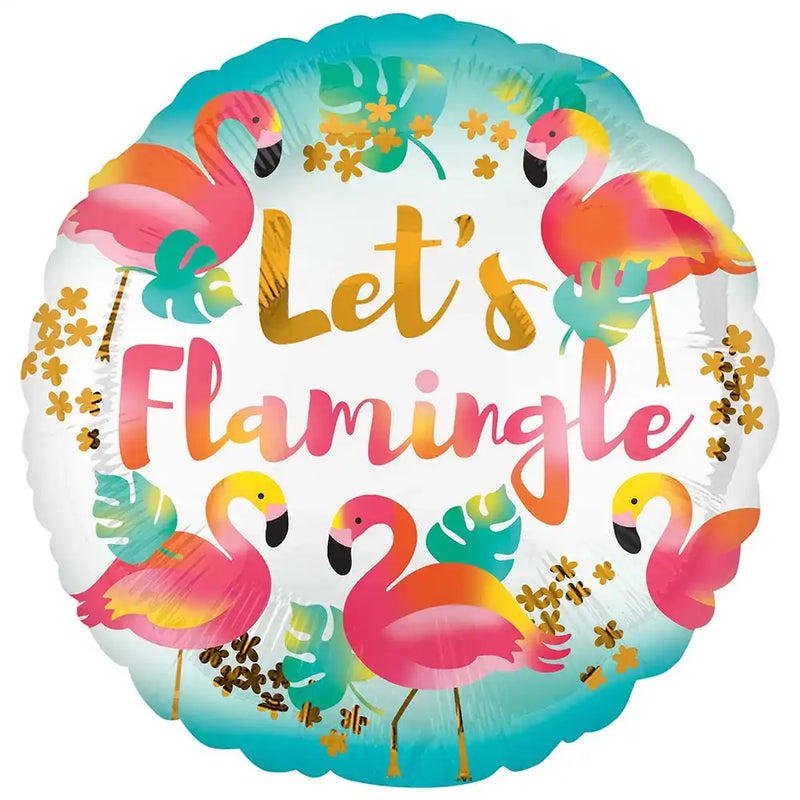 'Let's Flamingle' Foil Balloon Summer