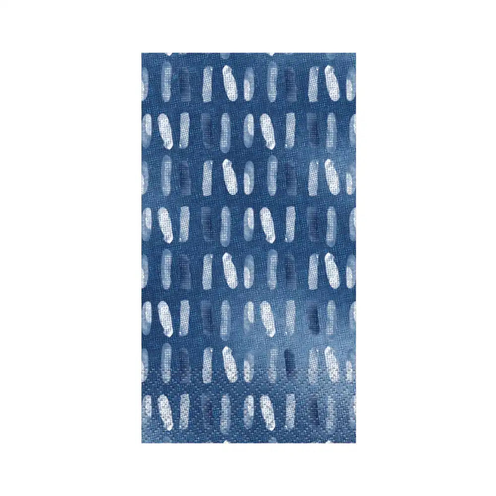 Blue Speckled Beverage Party Napkins (x16) Summer